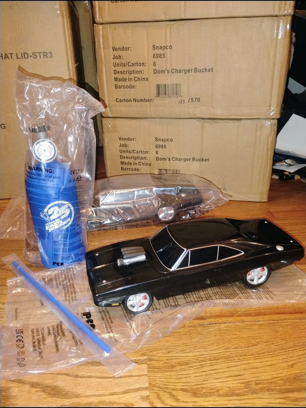 The Fast & The Furious 25th Anniversary Popcorn Bucket & NOS Canister CUP REGAL